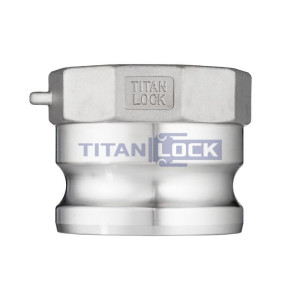 Камлок нержавеющий тип A ниппель, внутр. резьба BSP 5", AISI304, TL500ASS TITAN LOCK