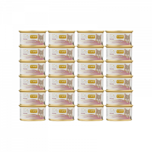 ПР0016451*24 Корм для кошек Care Тунец, лосось конс. 80г (упаковка - 24 шт) Brit