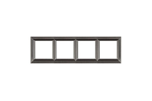 16179335 4-ая рамка DECO Антрацит EPD484AN Jung EcoProfi