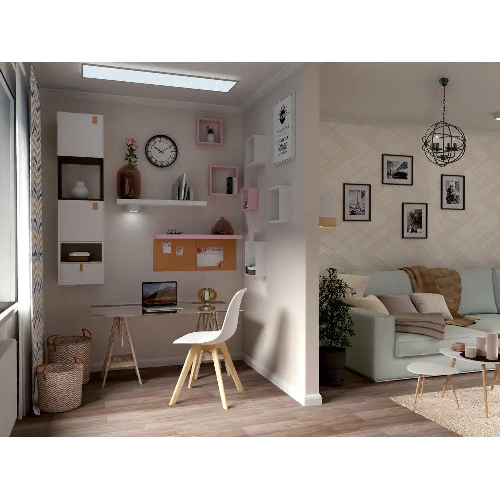 Корзина мягкая Kub HAP8549, 31х30х31 см, 23 л, пальмовое волокно STORIDEA STLM-2102731 - Вид №6