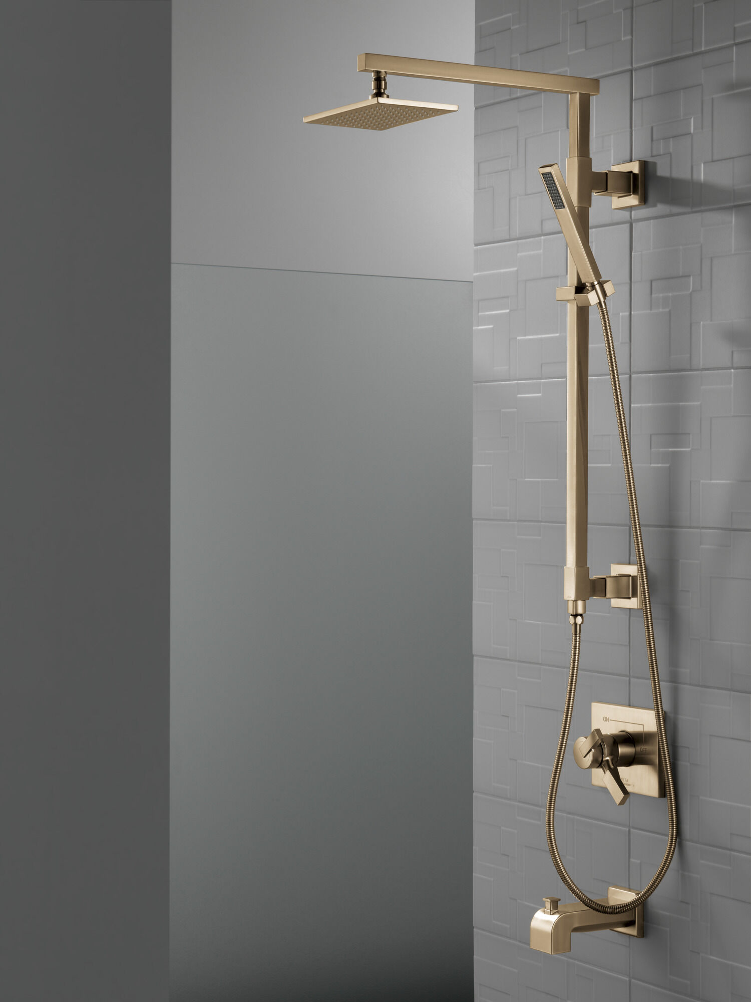 T17053-CZ Облицовка только для клапана Monitor® серии 17 Delta Faucet Vero Шампанское бронза - Вид №4