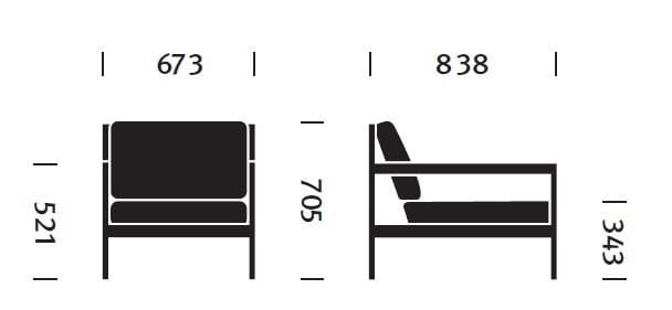 Тканевое кресло с подлокотниками Herman Miller Brabo ARCH-00115389 - Вид №8