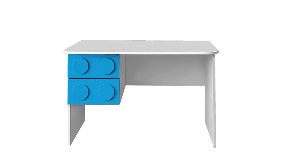 Детский письменный стол с ящиками левый "Леголенд" МАНДАРИН ЛЕГОЛЕНД 179556 Белый;зеленый Santreyd  - Вид №5