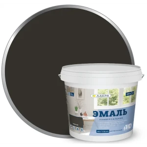 Эмаль акриловая матовая цвет черный 0.9 кг 83728110 STLM-2134155