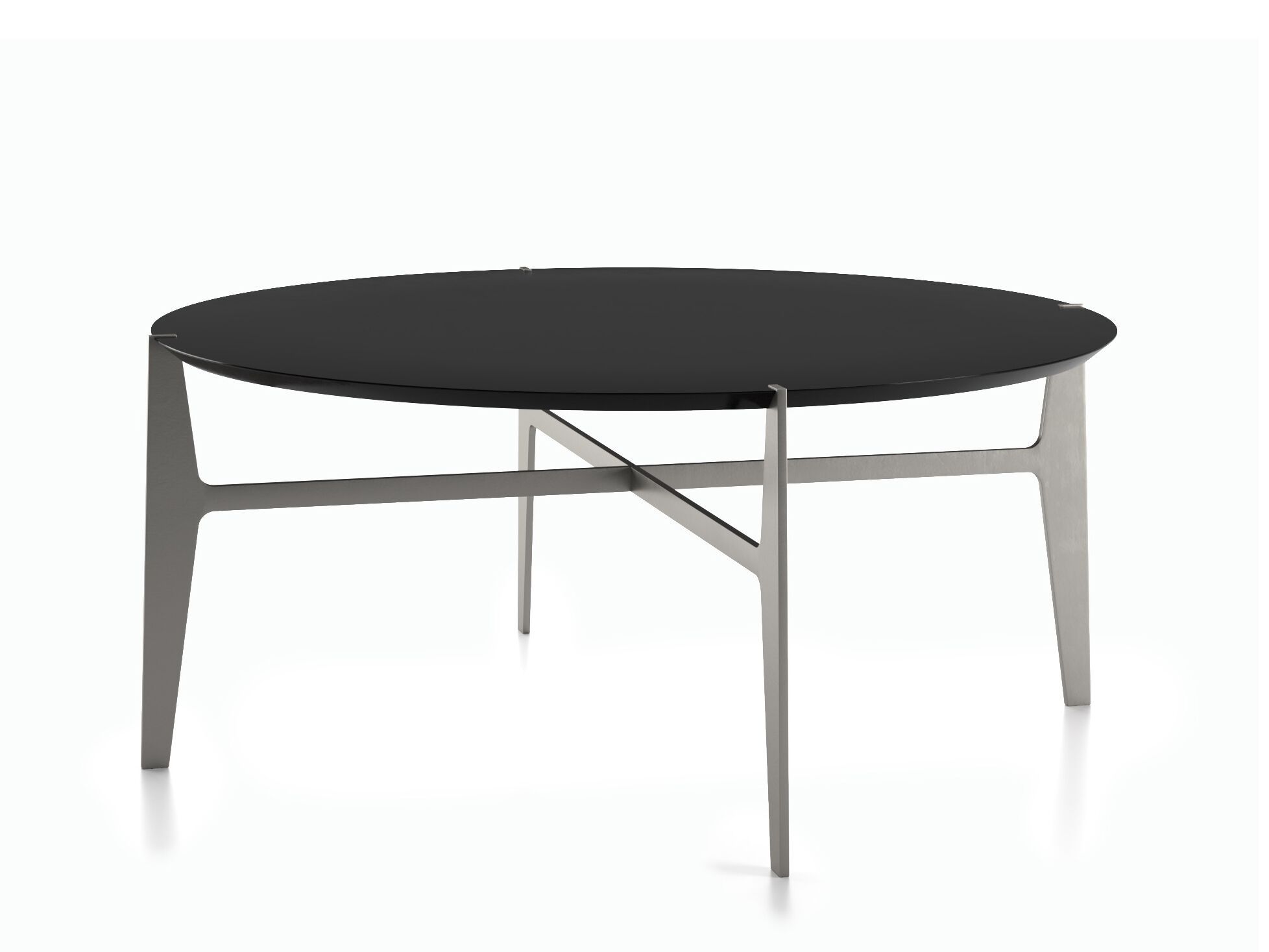 Круглый металлический журнальный столик Natuzzi Italia Ido ARCH-00127238