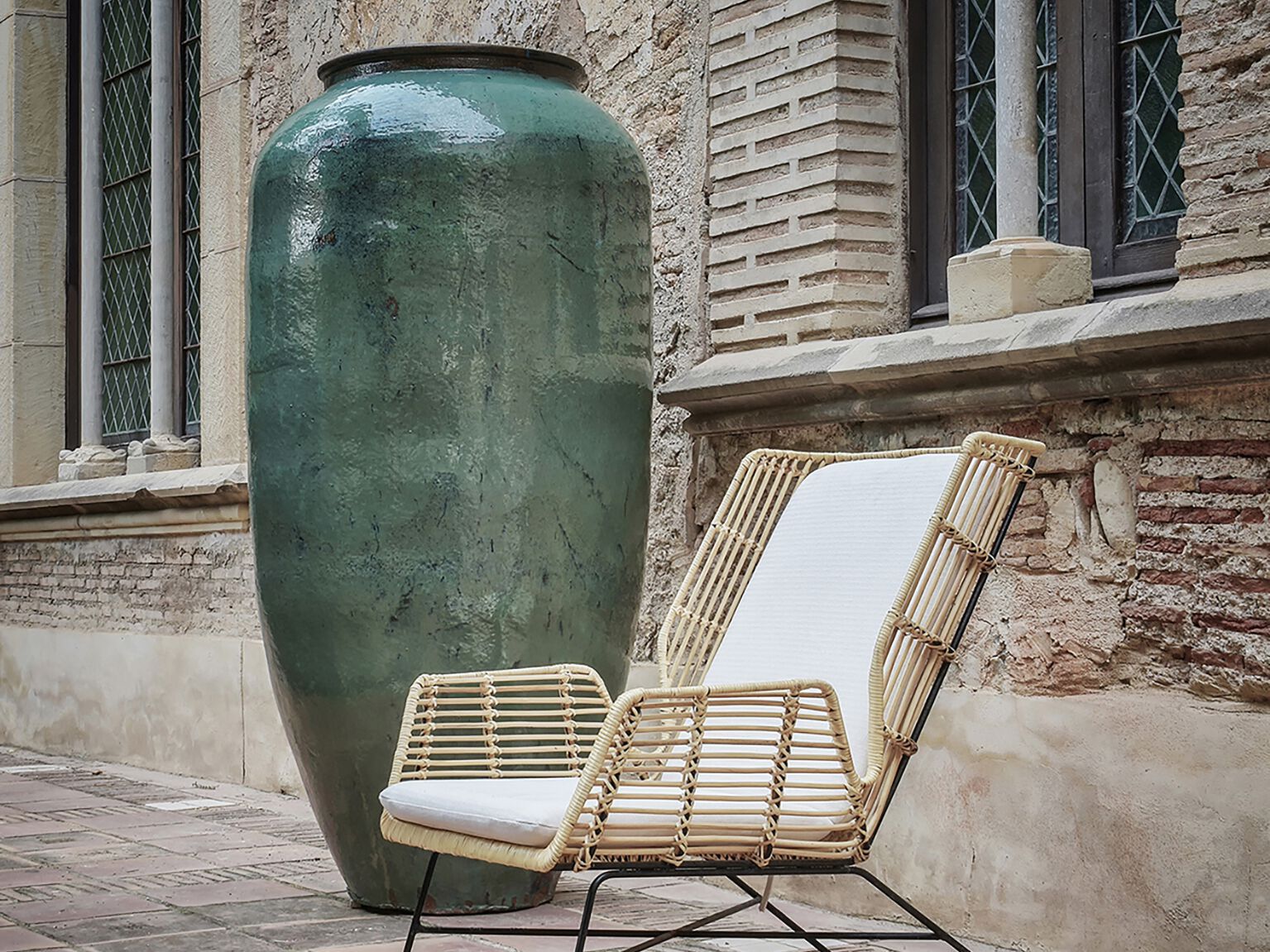 Керамический круглый садовый горшок Vical Home CHAN ARCH-00117781 - Вид №2