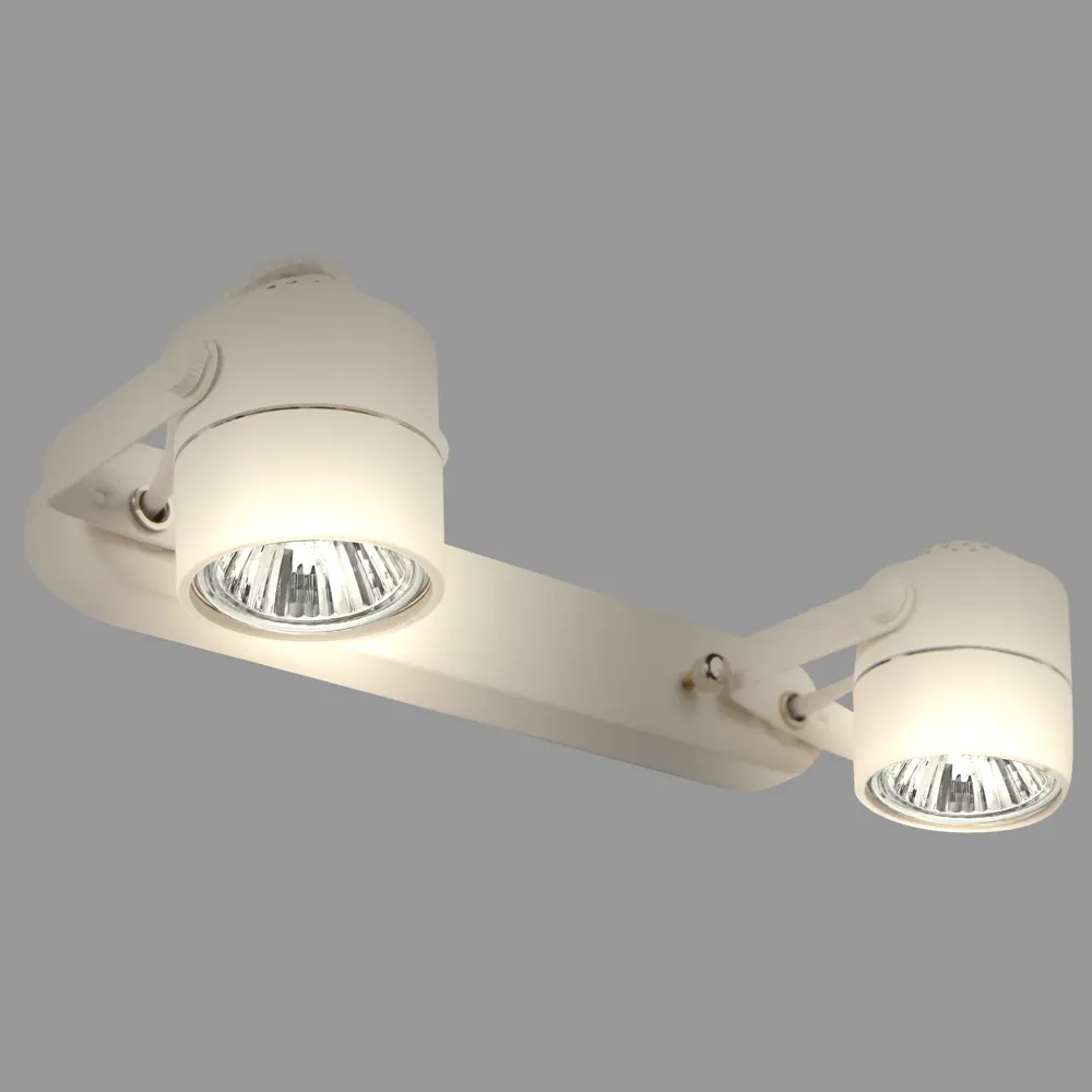 Спот поворотный Lemy 2хGU10х50 Вт металл цвет белый Arte Lamp STLM-2135502 - Вид №3