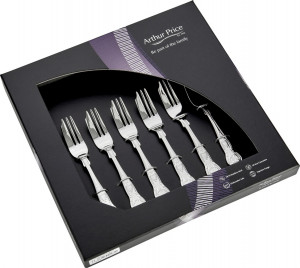 10643754 Arthur Price Набор вилок десертных Arthur Price "Кингс", 6шт, п/к Сталь нержавеющая