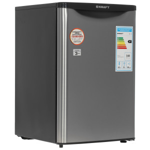 1109740 Холодильник компактный   KRAFT BR-75I серебристый