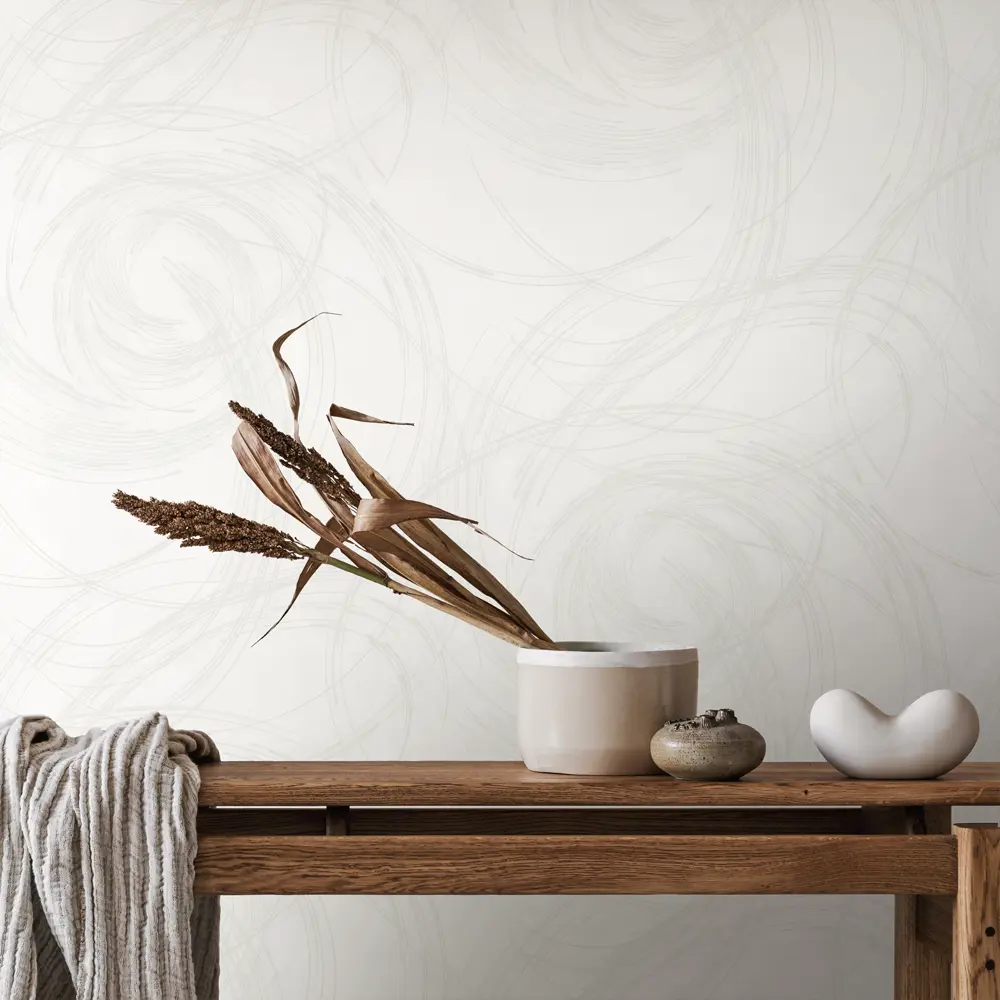 Флизелиновые обои Grandecolife Corso белые абстрактные 1.06 м 89424225 STLM-1563280 - Вид №4