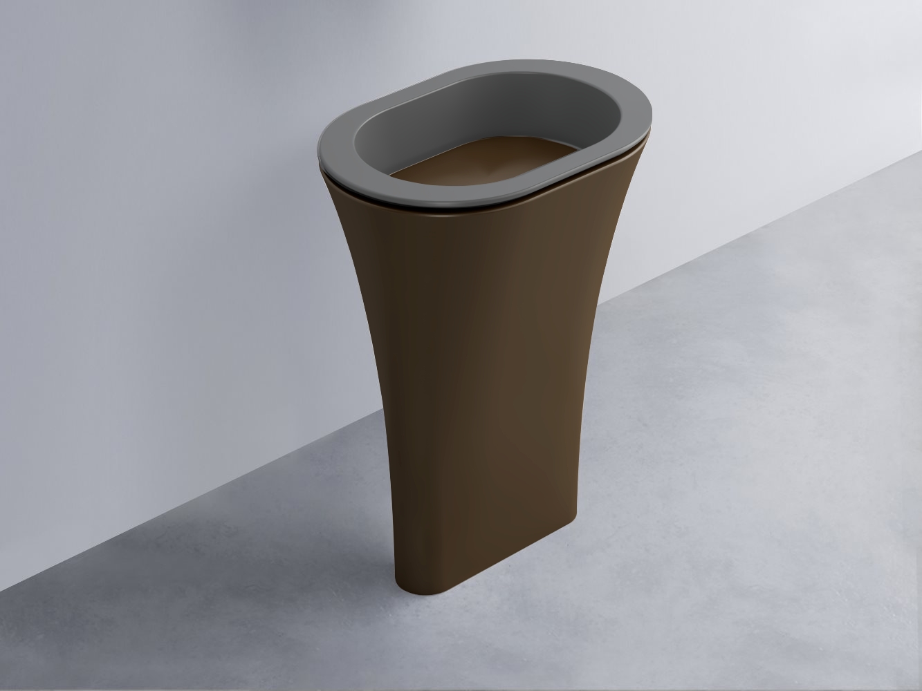 AMLA65-CM+AMPILO-CA+AMCOLO-CA Раковина Amedeo Ovale отдельностоящая cielo Enjoy + Amedeo Ceramica Cielo