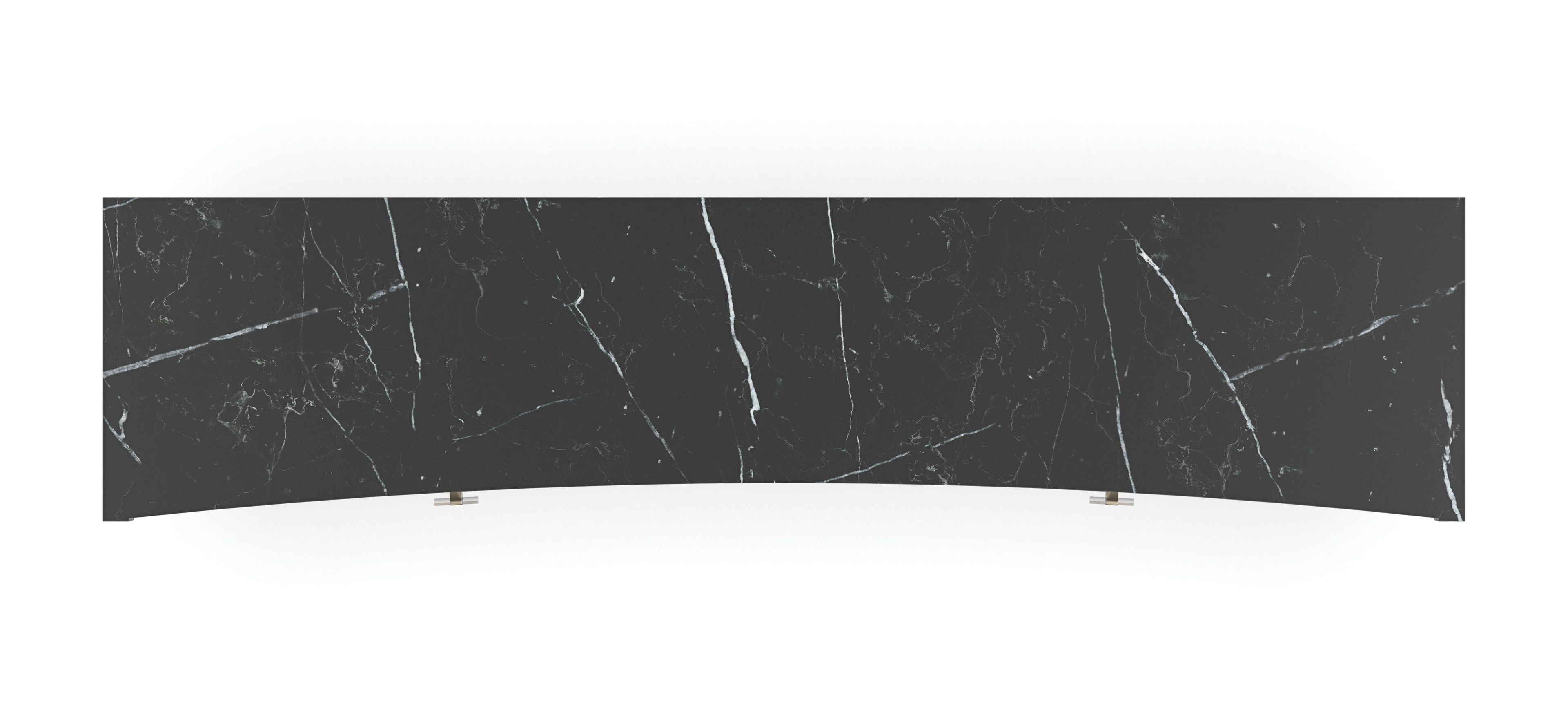 Мебель из дерева и мрамора Nero Marquina с распашными дверями Caracole ARCH-00000224 - Вид №1