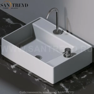 L640117 Накладная раковина на столешницу  прямоугольная A. e T. Italia Fly