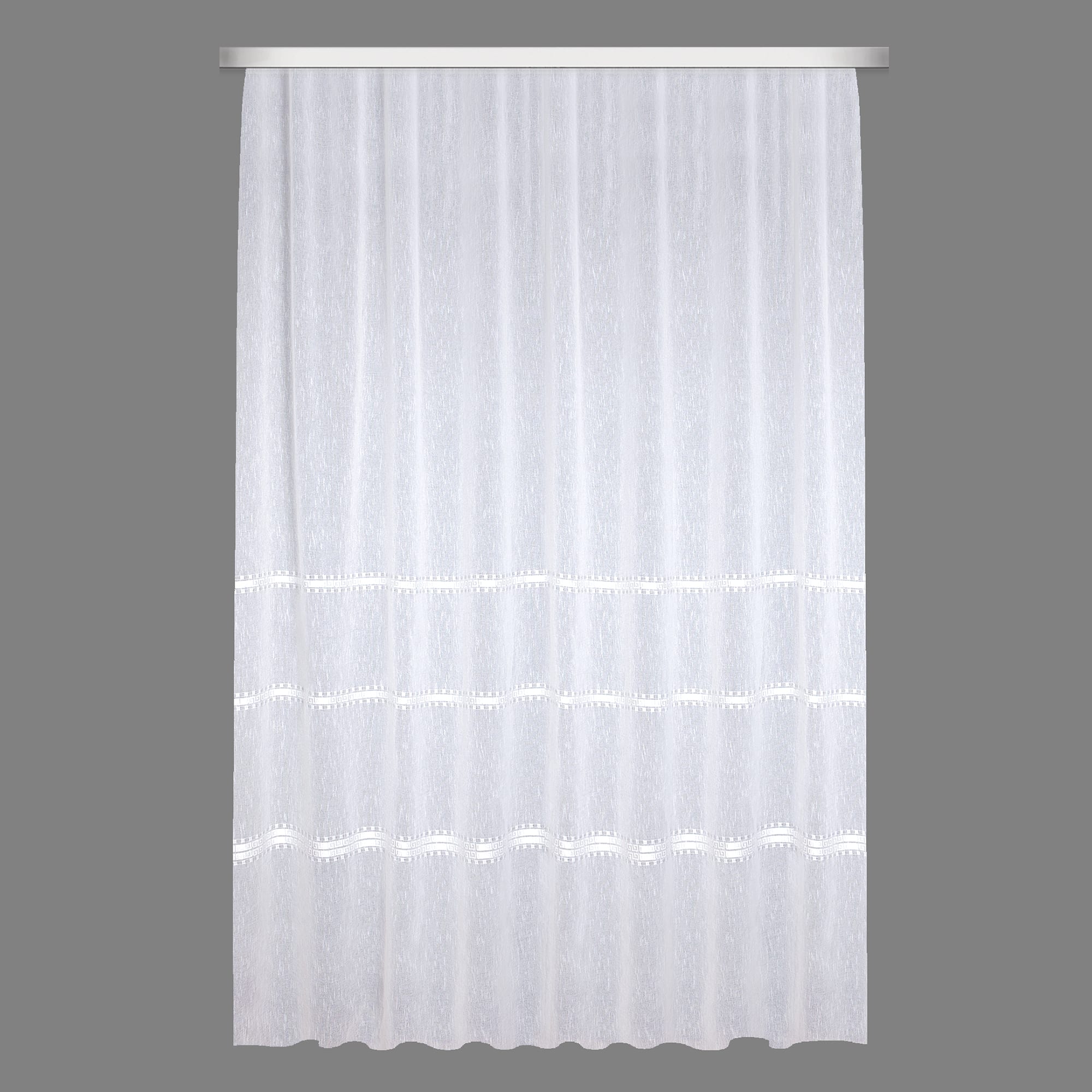 82701347 Тюль на ленте «Амелия» 250x260 см цвет белый Santreyd  - Вид №1