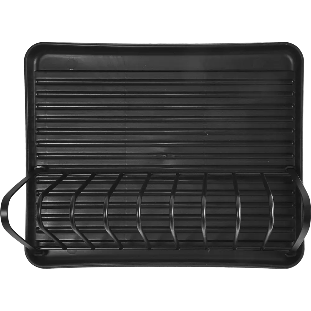 Сушилка для посуды KONSENSA 36x13x29 см одноуровневая металл цвет черный STLM-2068644 - Вид №1