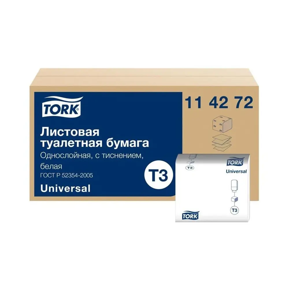 Туалетная бумага Tork Universal 1-х слойная 250 м STLM-2067484