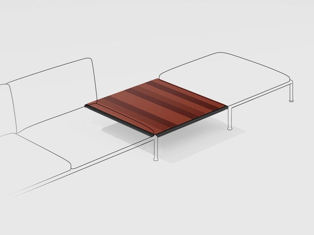 Низкий садовый столик из лавового камня FAST Roè ARCH-00071971