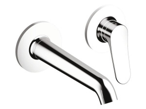 Настенный смеситель для раковины с 2 отверстиями