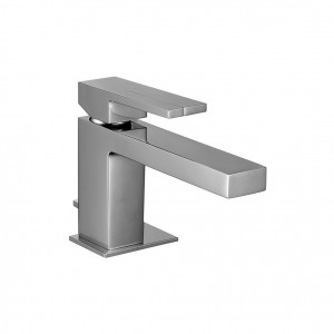 3303SF  Смеситель для раковины на 1 отверстие, удлиненный изливвылет 14,5 см без ручки ограничитель потока воды до 5 л/мин при 3 бар подводка с донным клапаном (a) ручка 3348 заказывается отдельно см раздел ''Ручки'' Fantini Rubinetti AR/38