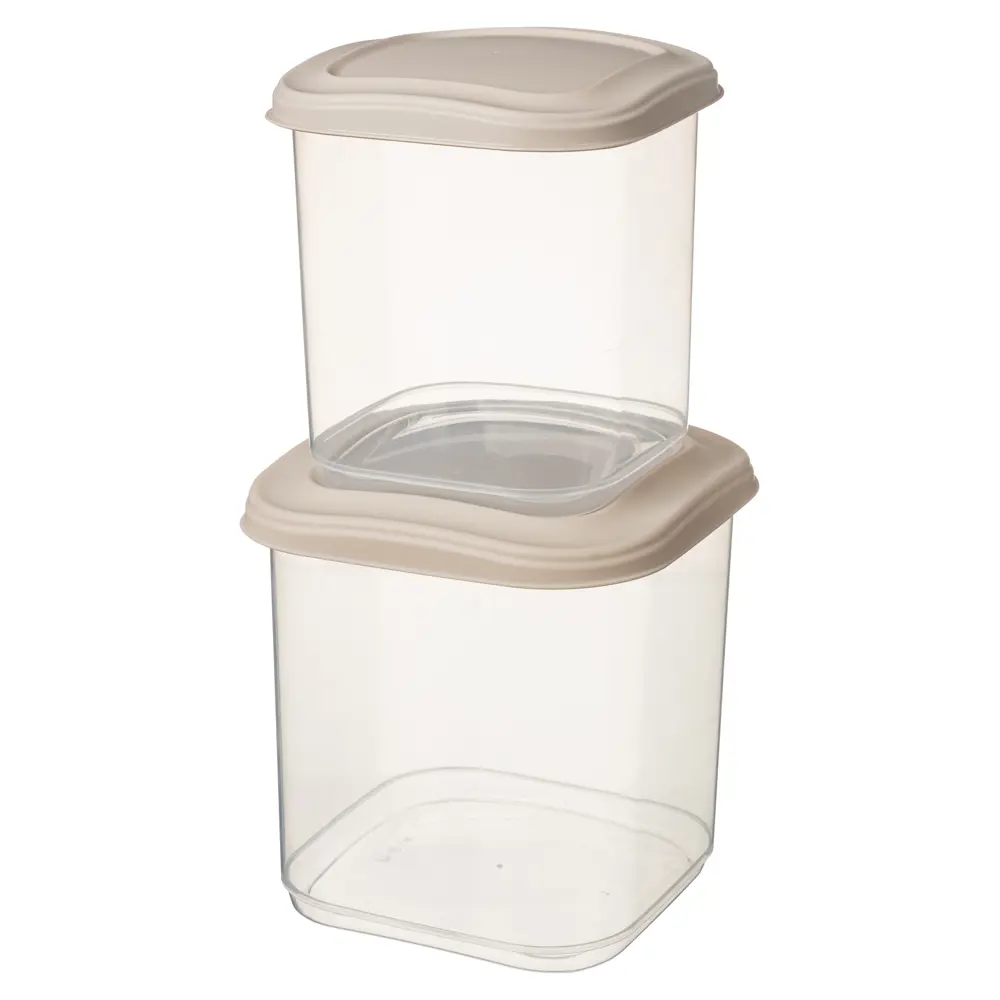 Комплект емкостей Idi Land 1.1/1.8 л пластик цвет прозрачный STLM-2123296 - Вид №2