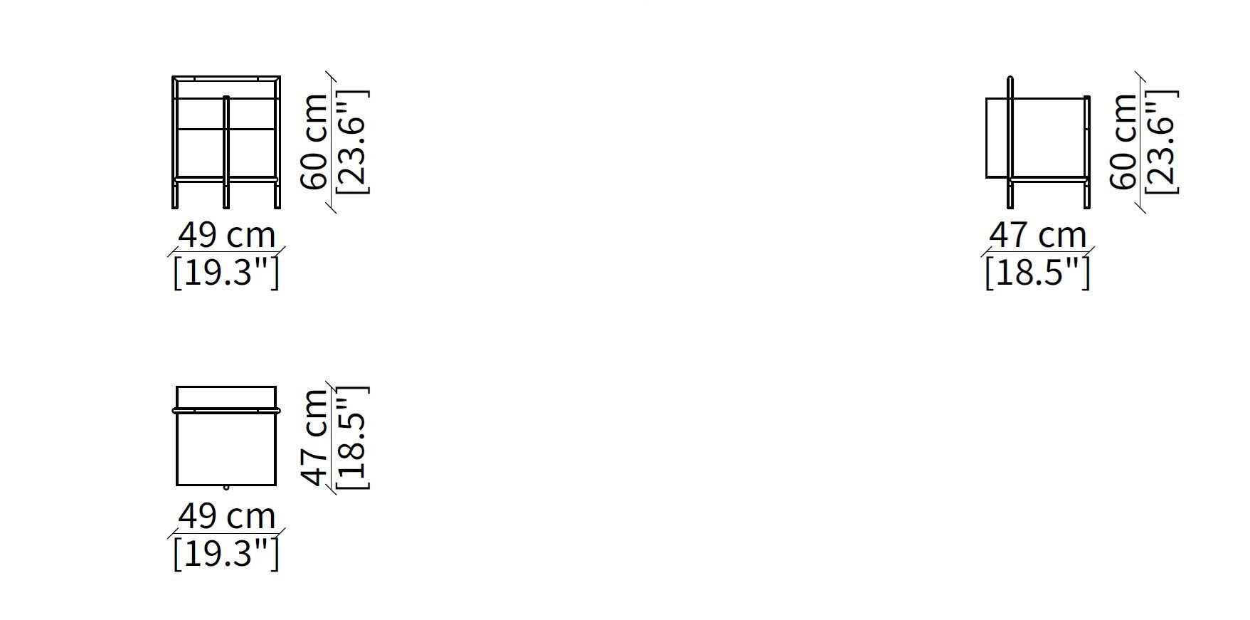 Прикроватная тумбочка из шпона с ящиками Frigerio Кевин ARCH-00123042 - Вид №4