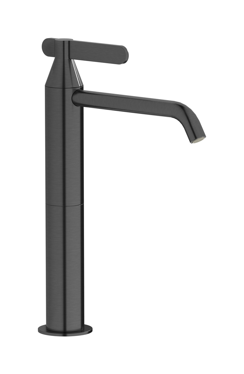 Монорычажный смеситель для кухни WE ARE IB oh370cs Brushed Black Chrome Kitchen