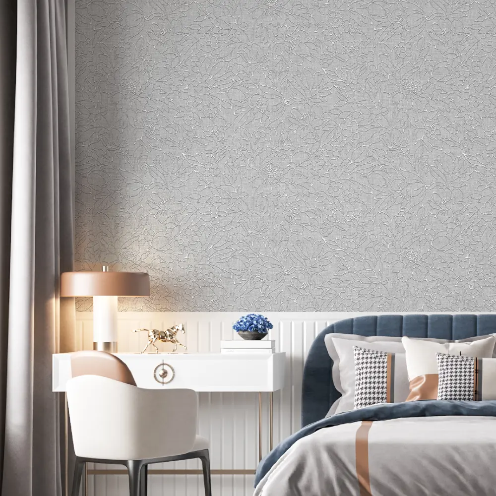 Обои флизелиновые Startdeco Эмили серые 1.06 м МП281498 STLM-2130347 - Вид №2