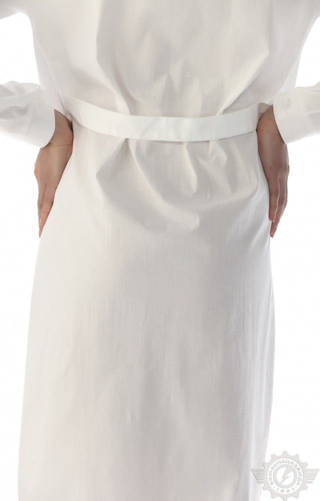 61696 Халат женский белый  Медицинская одежда  размер 56-58/170-176 Спецодежда  - Вид №5