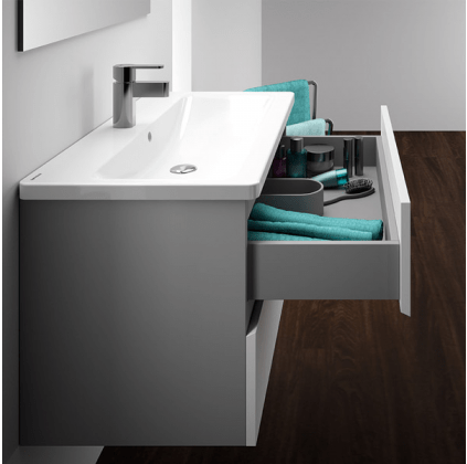 Тумба под раковину 63x47 Sanindusa Look 6342000, белая - Вид №4