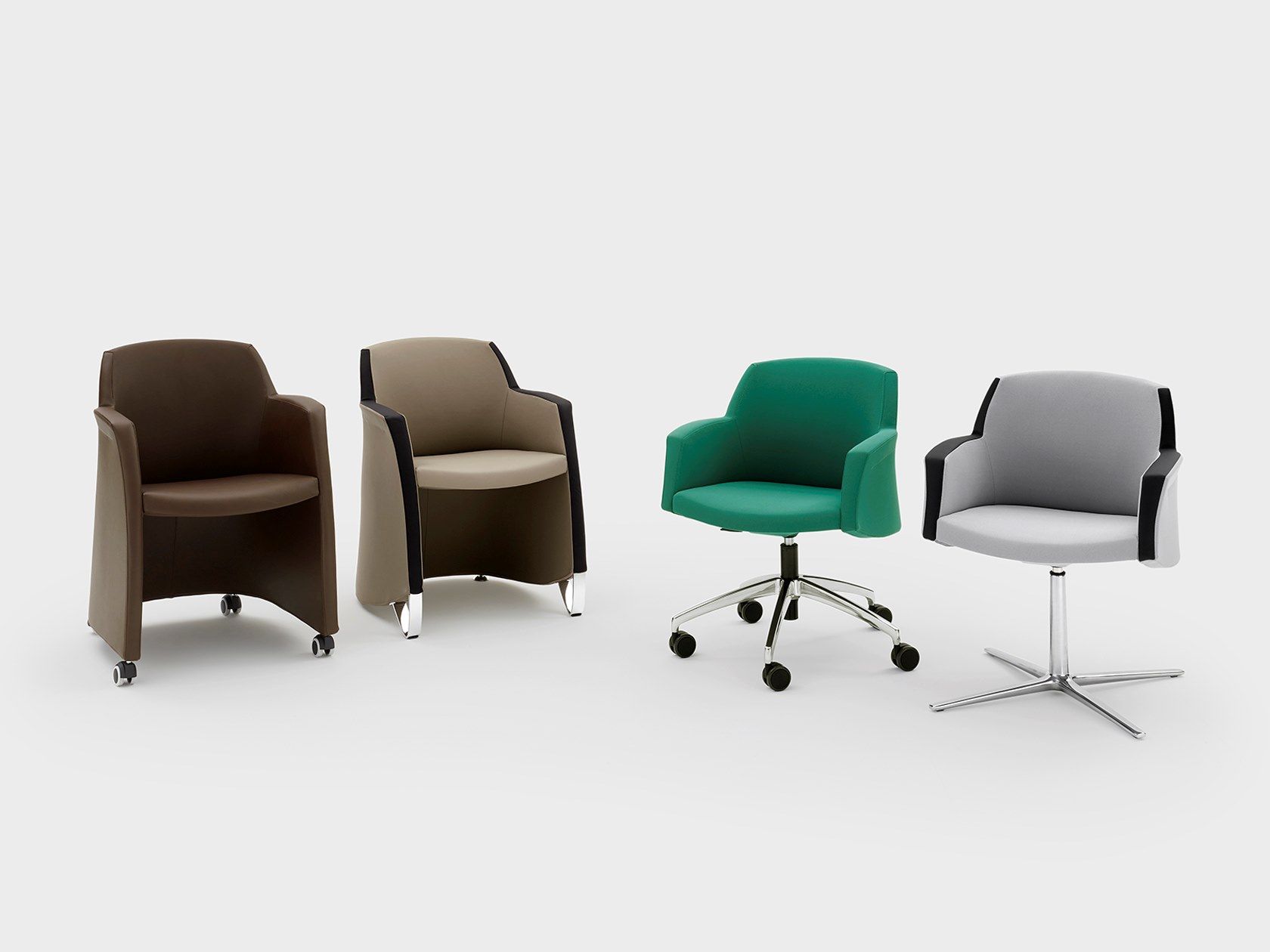 4 спицы подлокотник ткань операционный офис стул Viganò Miss Grace ARCH-00090980 - Вид №3