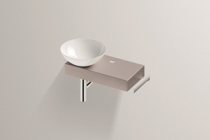 5256000081 Умывальник с тумбой, wp.pn1, белая, proshield, глазурованная Alape серия PN (Piccolo Novo)