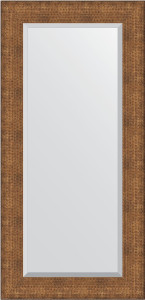 BY 3949 Зеркало с фацетом в багетной раме - медная кольчуга 88 mm EVOFORM Exclusive