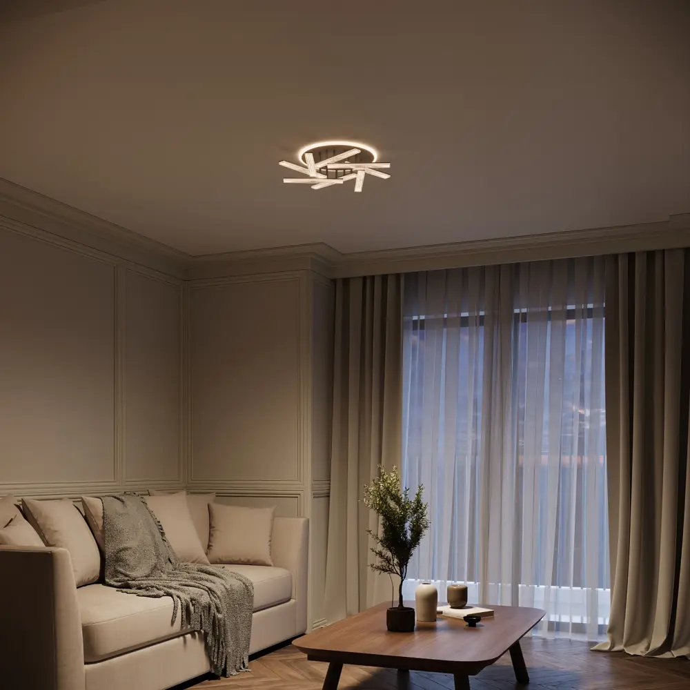 Люстра потолочная De City Оскар 8x10 Вт+22 Вт RGB LED 220 В с пультом управления STLM-2001293 - Вид №14