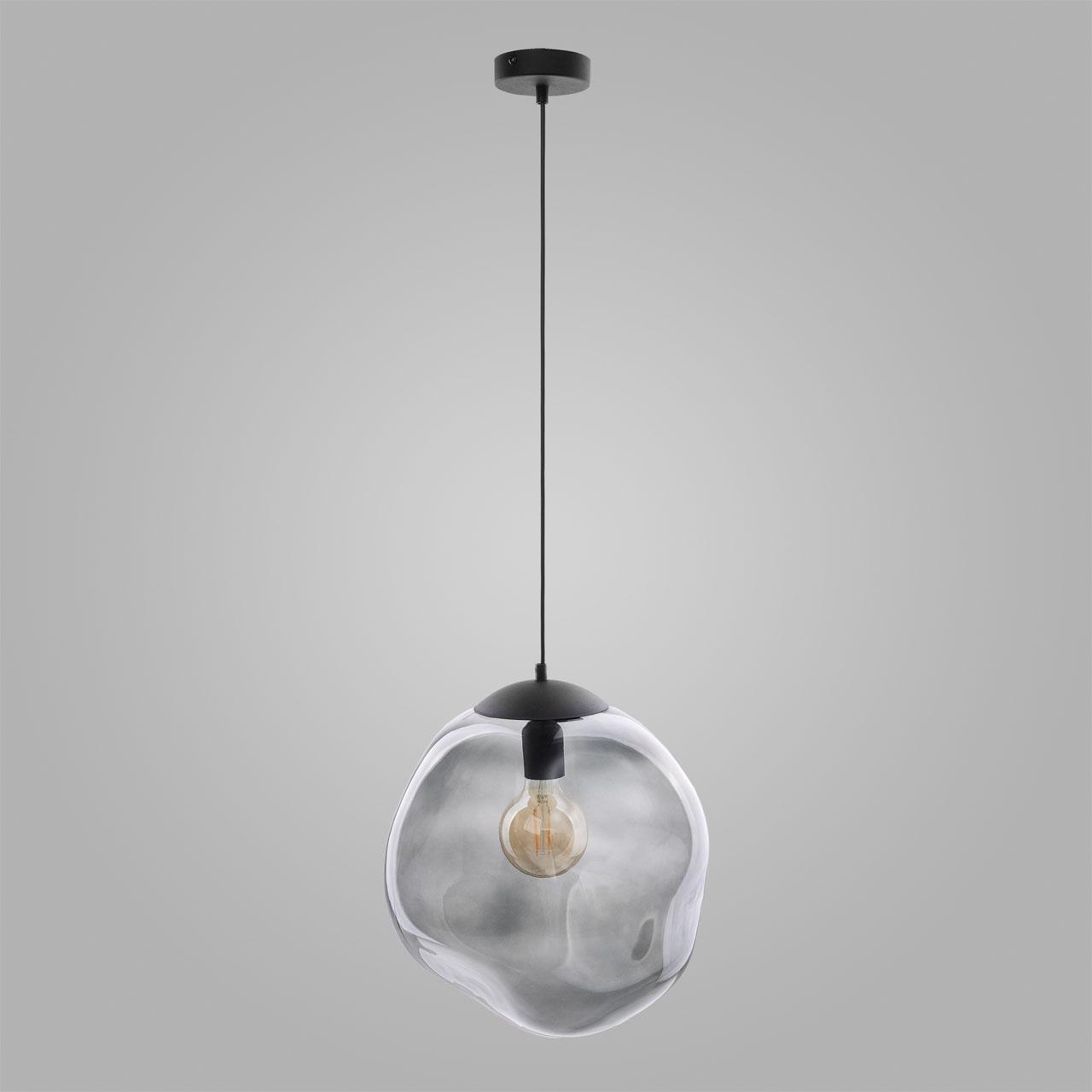 Подвесной светильник круглый графит Sol 4264 Sol TK LIGHTING ДИЗАЙНЕРСКИЕ, SOL 00-3890142 Прозрачный;черный  - Вид №1