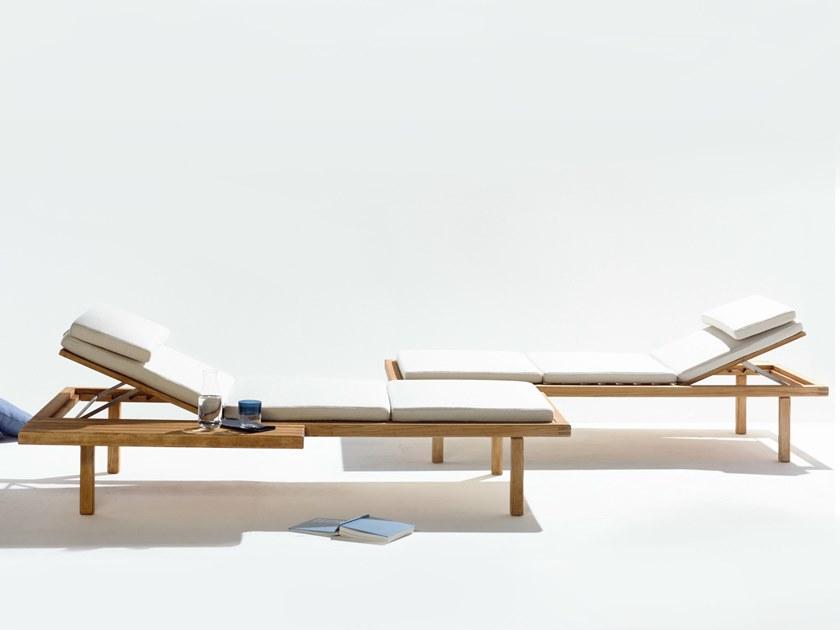 TRIBÙ Садовая кушетка из тикового дерева Vis à vis 01740 - Вид №2