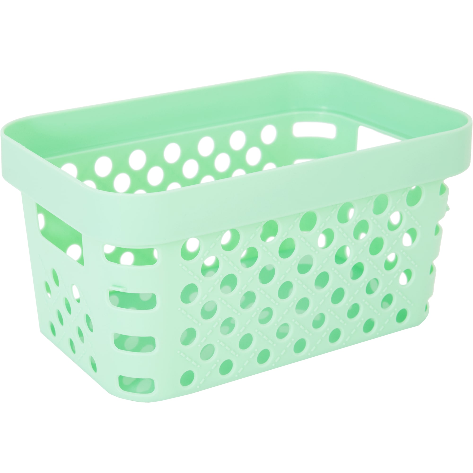 82999619 Корзина Eternity, 250x170x130 мм, 4 л, полипропилен, цвет ментоловый Santreyd 