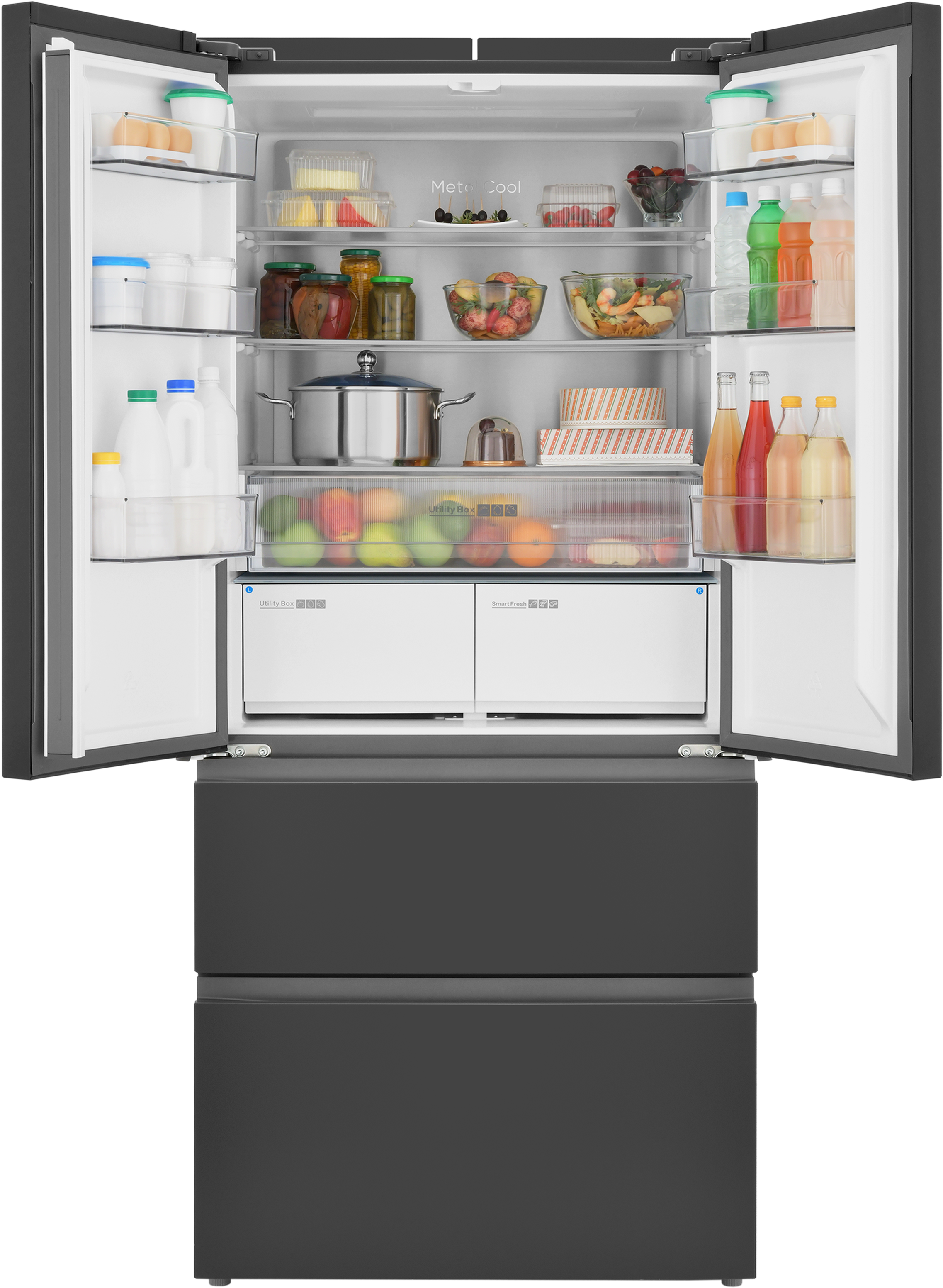 9235922 Холодильник многодверный   ZUGEL ZRFDI470XB Slot-In черный STDN-0091085 - Вид №2