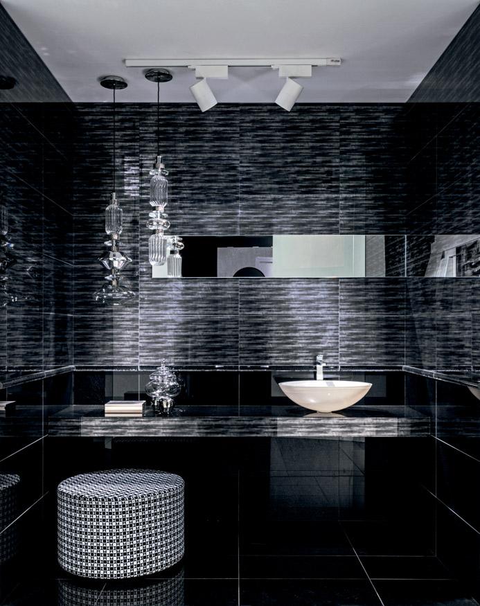 SICIS Feather Black Vetrite Tile sun-id-1991266 - Вид №2