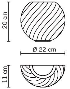 Fabbian Хрустальный настенный светильник Diamond swirl sun-id-1464511 - Вид №2