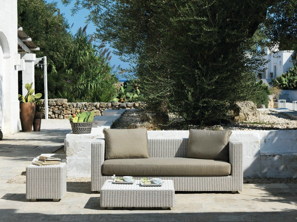 Низкий садовый столик в Ethimo EtWick® ARCH-00107357 - Вид №9