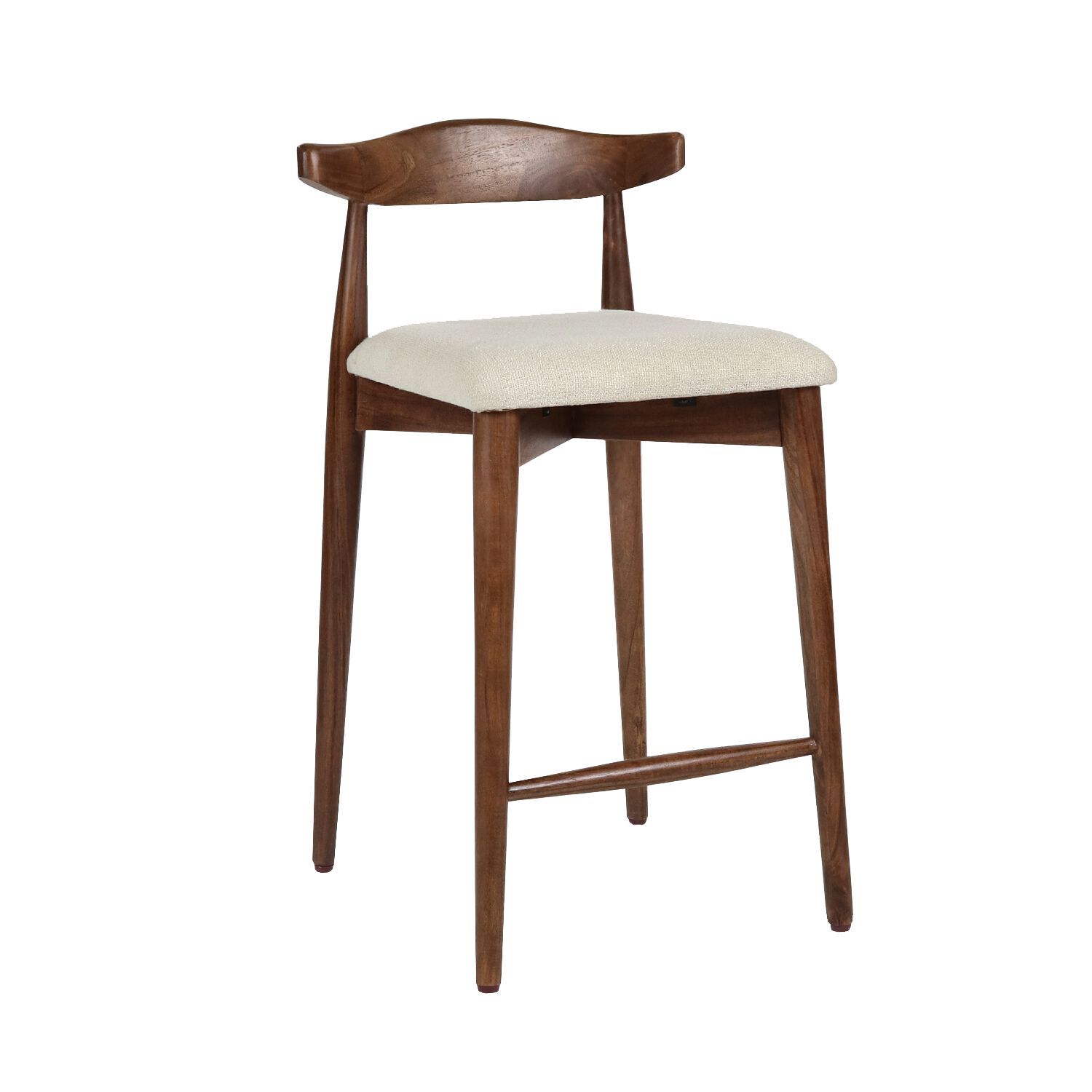 Высокий стул из акации с мягким сиденьем POMAX Madela ARCH-00090445 - Вид №23