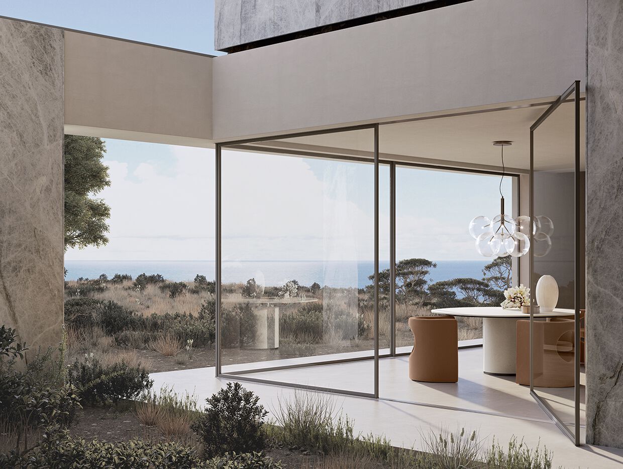 Круглый стол из переработанного стекла Gallotti&Radice Re-verre ARCH-00086110 - Вид №4