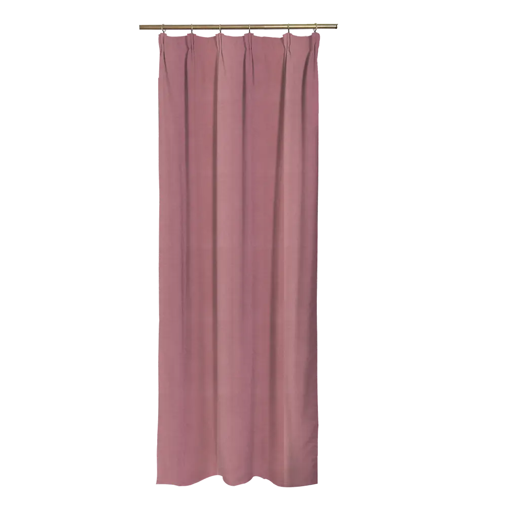 Штора на ленте Rosari 160x280 см цвет розовый 83406989 STLM-2064163 INSPIRE 