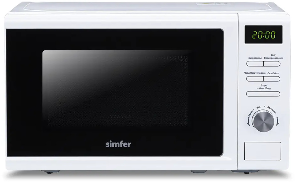 91075742 Микроволновая печь соло Simfer MD2250 20 л 44x34.5x25.9см белый STLM-0871309