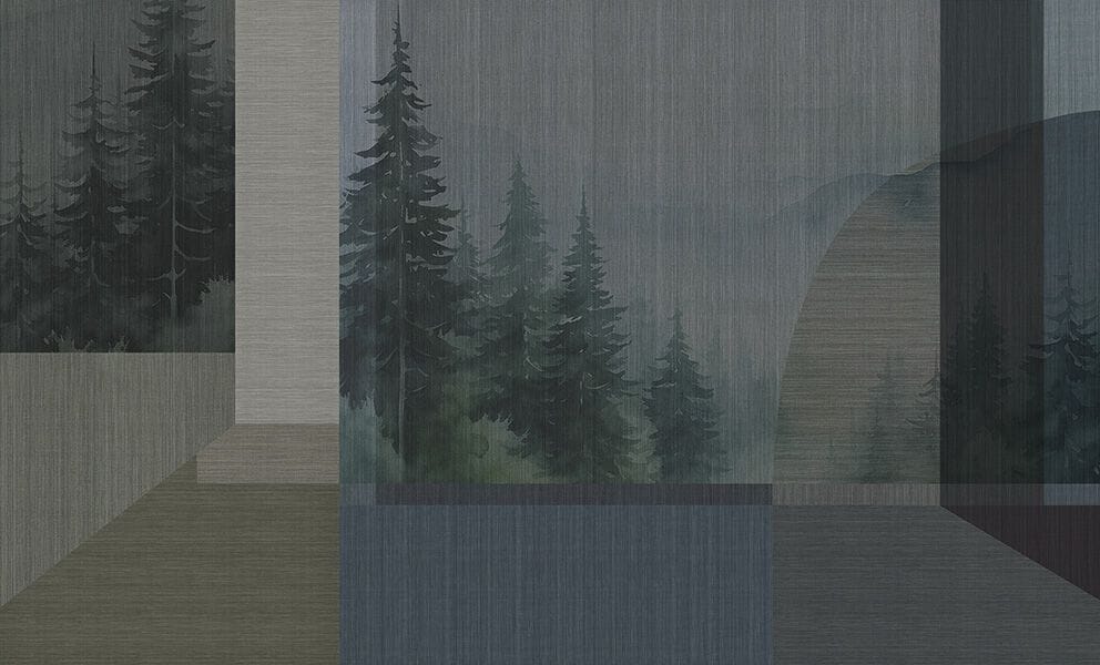 Обои с пейзажами N.O.W. Edizioni TEXTILE / SOMEWHERE ARCH-00056992 - Вид №4