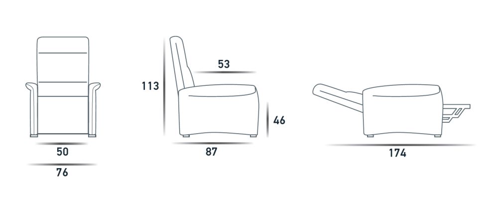 Кресло-Подъемник Lift-Relax 1 Motore  Spaziorelaxitalia  Fara Fara Lift-Relax 1 Motore  - Вид №4