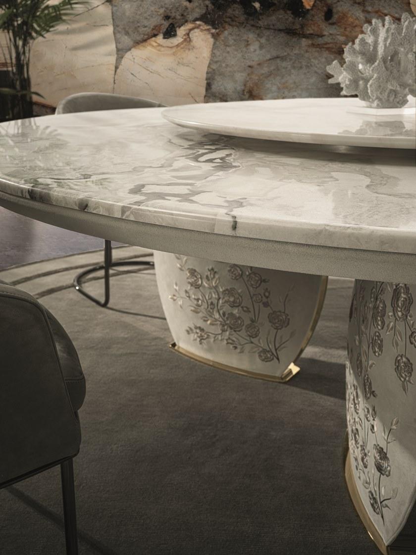 Longhi Круглый мраморный стол с ленивой сьюзан Loveluxe 2020 – sartoria collection sun-id-1508570 - Вид №3