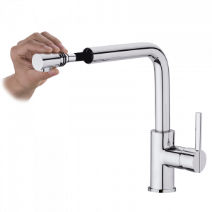 995900 BASIC/PREMIUM Выдвижная насадка Вечной Раковина Смеситель Forma носиком Хром GRB MIXERS