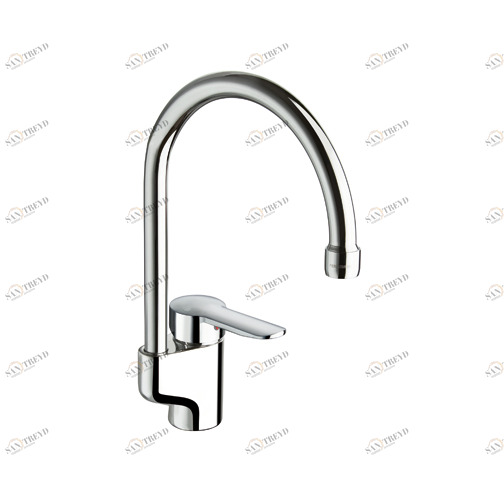 CRI2P228 Смеситель для раковины REGULAR с поворотным изливом и сливным клапаном 1 "1/4 Cristina Rubinetterie 