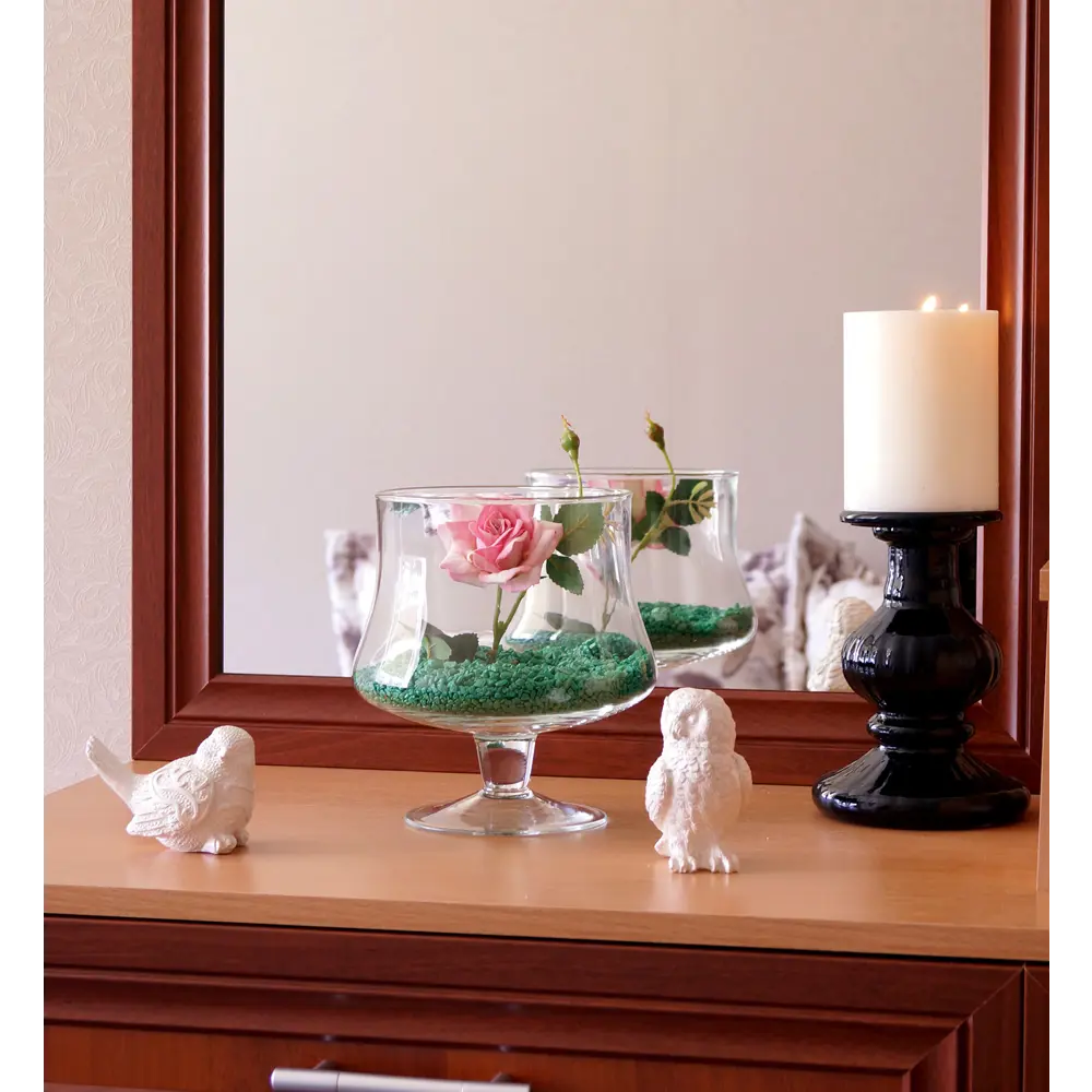 Ваза-бокал Santreyd «Лангрен» — прозрачная стеклянная для интерьера 82554492 STLM-0029734 - Вид №3